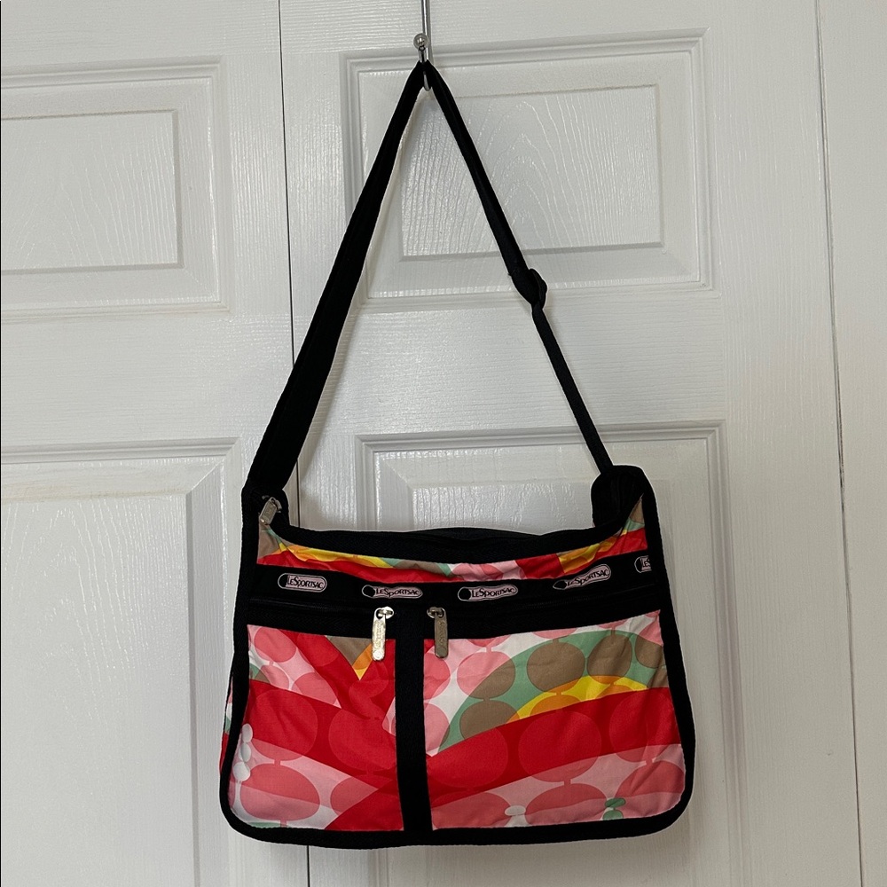 Lesportsac Multicolor Geometric Print Bag